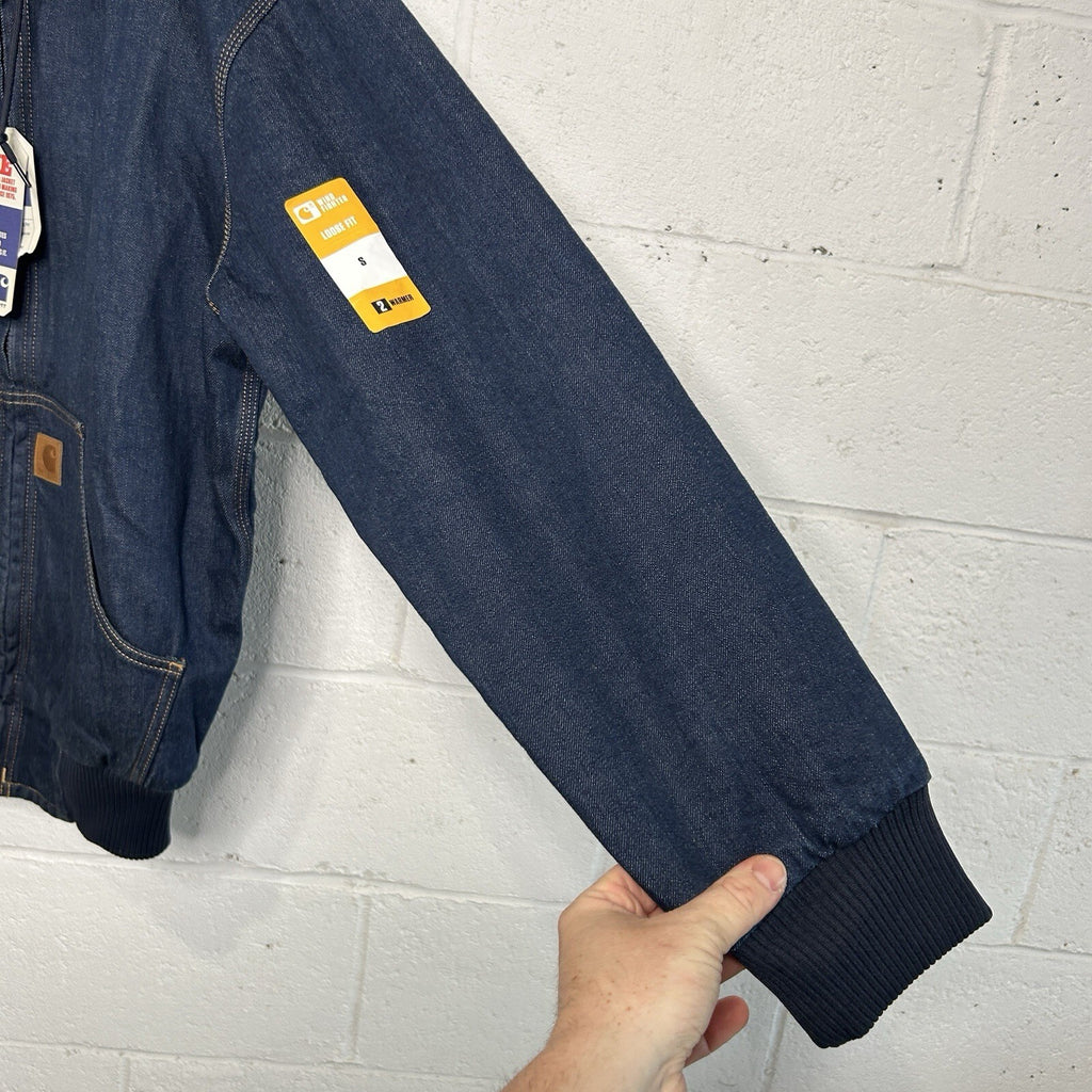 Carhartt 50th Anniversary Plaid-Lined Active Jacket “Denim” OJ6976-M Men’s S New