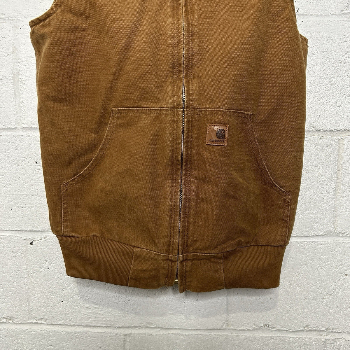 Carhartt Quilted Hooded Active Vest “Brown/Tan” 100121