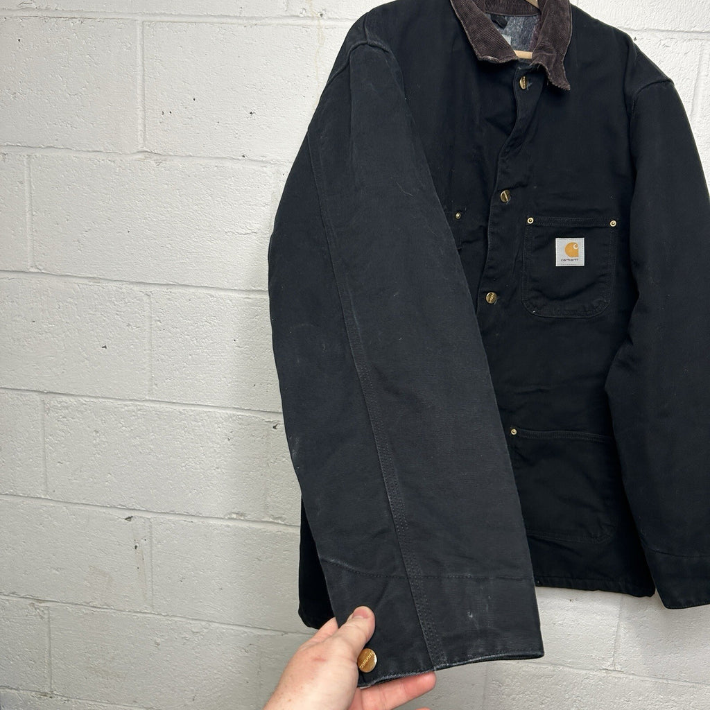 Vintage Carhartt Blanket-Lined Chore Coat “Black” C01 BLK Men’s X-Large