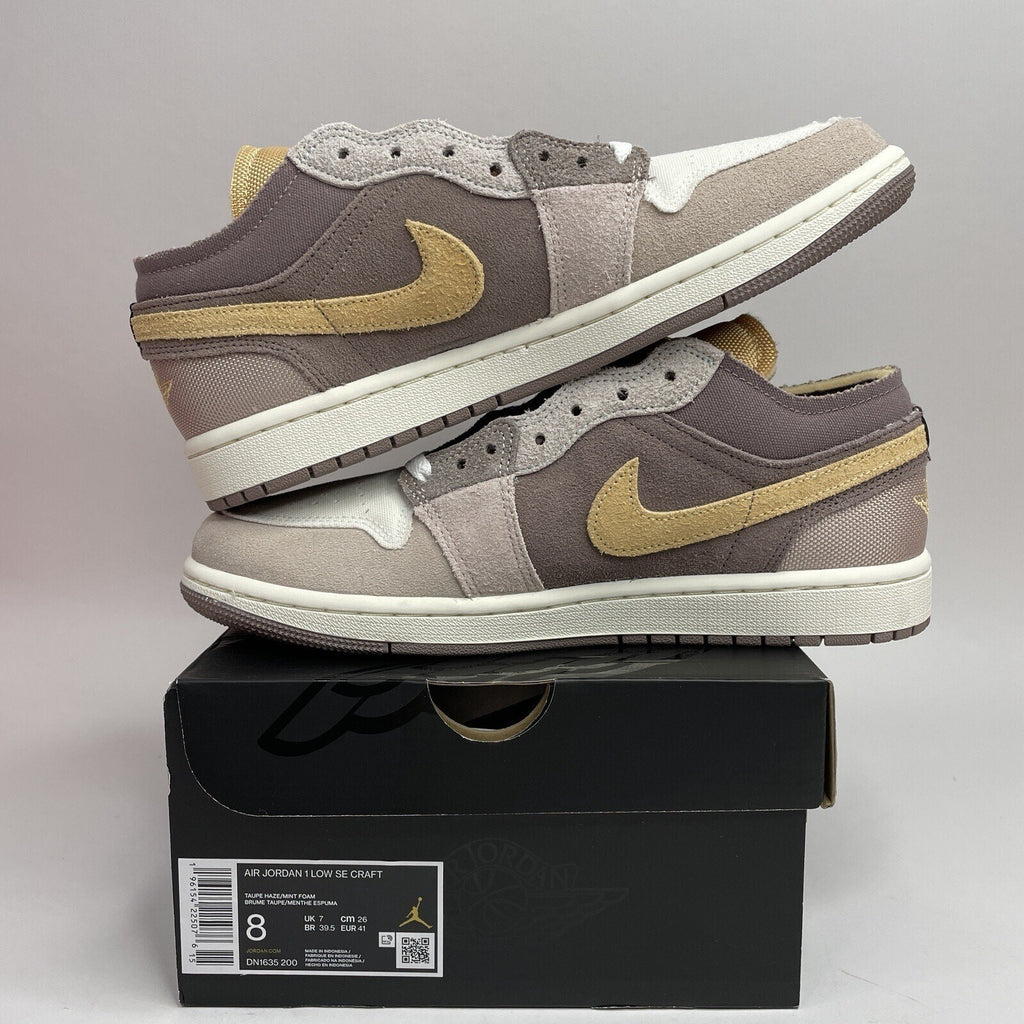 Nike Air Jordan 1 Low SE Craft “Taupe Haze” DN1635-200 Men’s 8/9.5W- Brand New