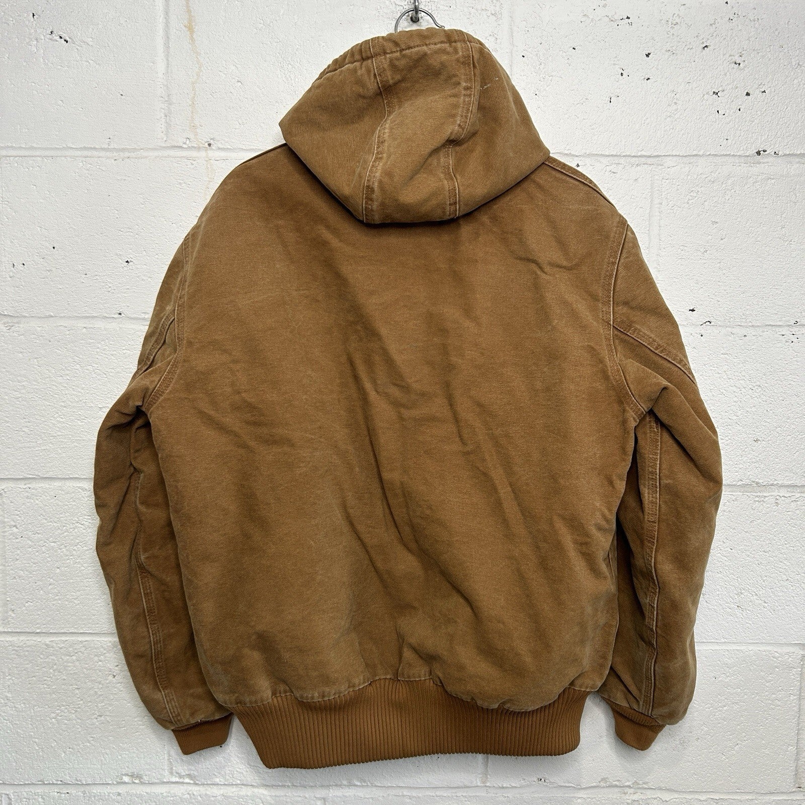 Carhartt Hooded Quilt-Lined Active Jacket “Brown” J130-211 Men’s Medium