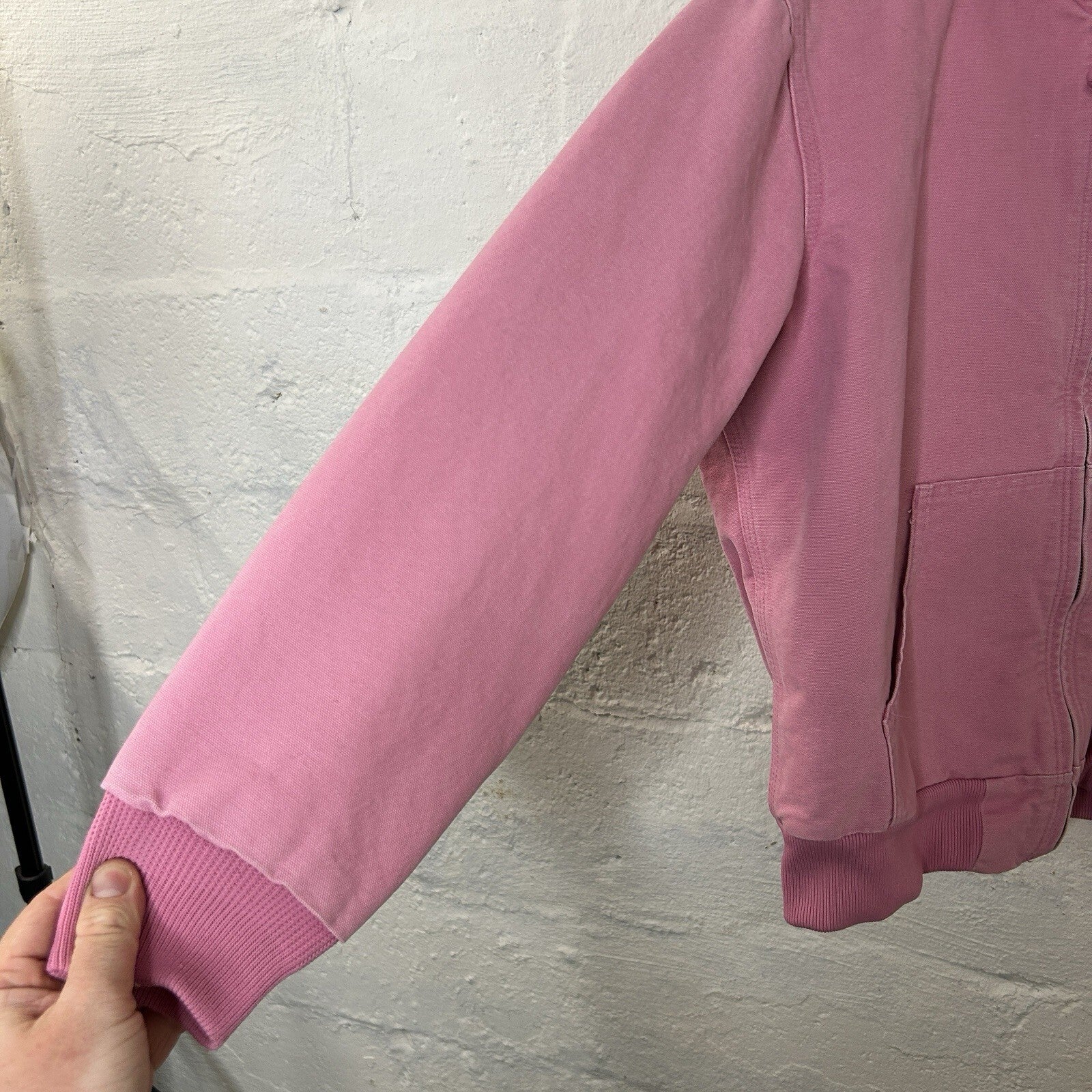 Y2K Carhartt Quilted Hooded Active Jacket  “Pink Rose” WJ130 PKR Women’s Medium