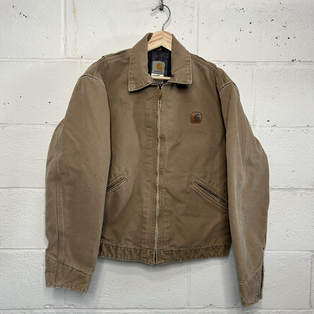 Vintage Carhartt Blanket-Lined Detroit Jacket “Saddle” J146 SDL Men’s Medium