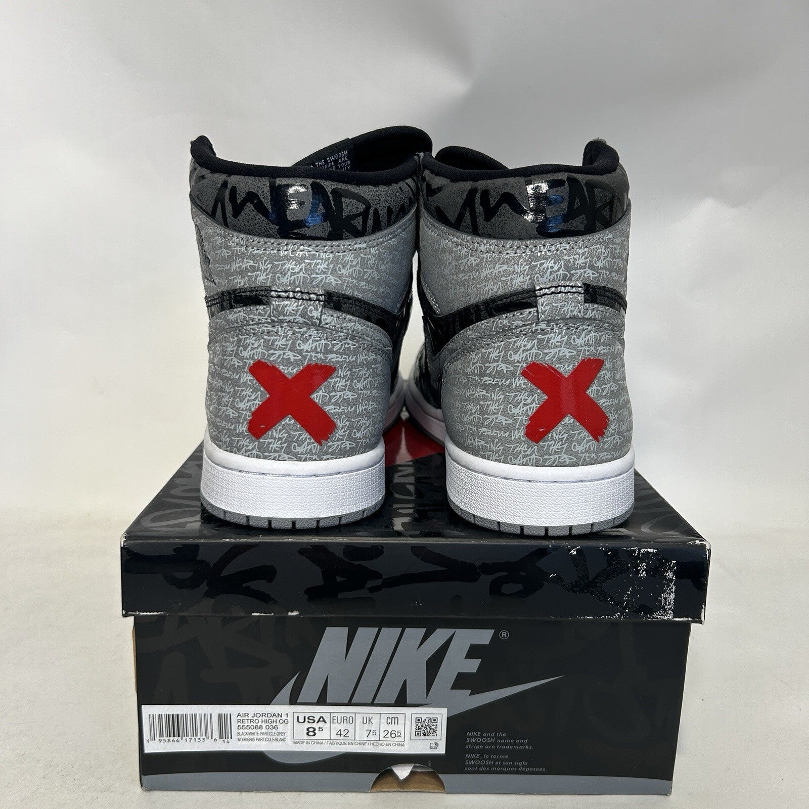 Nike Air Jordan 1 OG High “Rebellionaire/Grey Black” 555088-036 Men’s 8.5 New