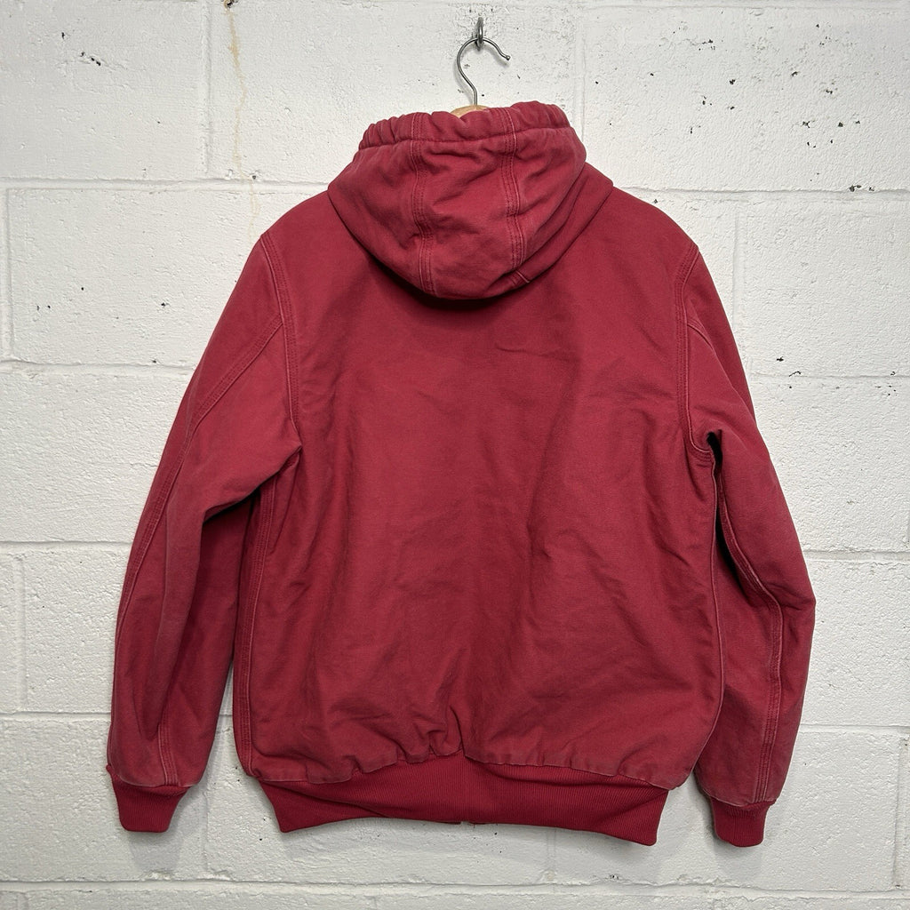 Y2K Carhartt Quilted Hooded Jacket “Crabapple Pink” WJ130 624 Women’s Medium