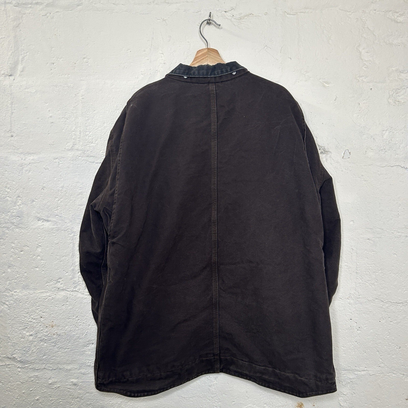 Vintage Carhartt Sherpa-Lined Ridge Jacket “Dark Brown” C61 DKB Men’s X-Large