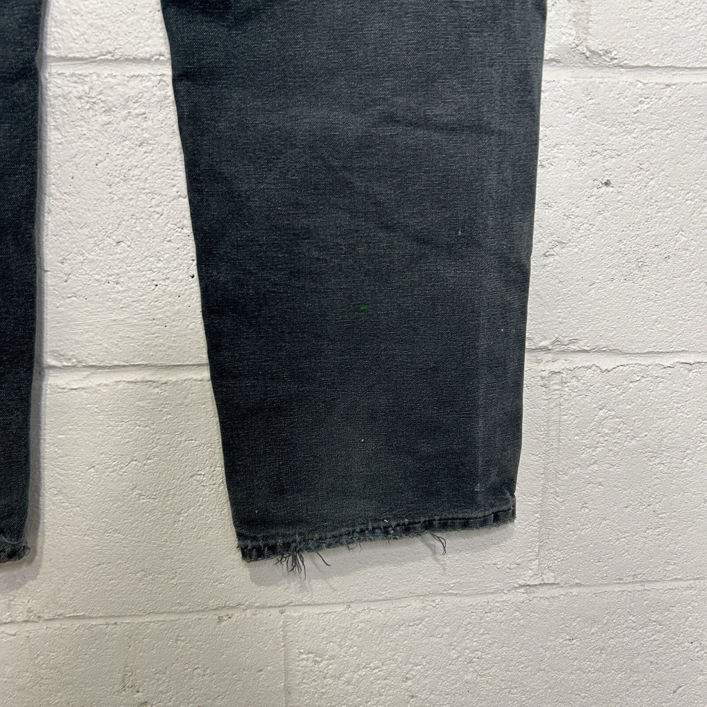 Vintage Faded Carhartt DoubleKnee Carpenter Pants “Black”