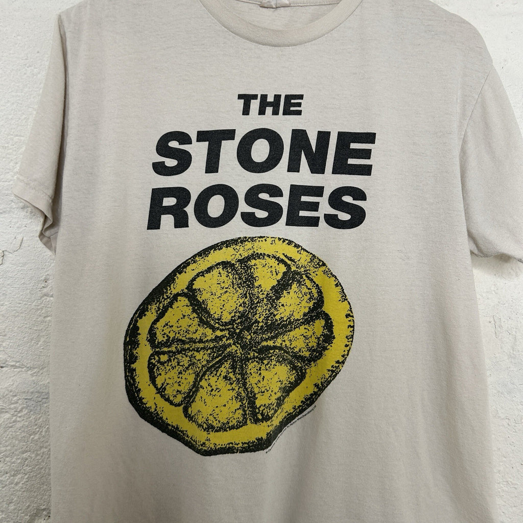 Vintage The Stone Roses Licensed Graphic Band Tee T-Shirt “White” Men’s Large
