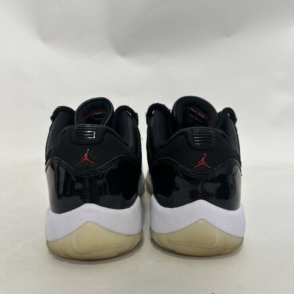 Nike Air Jordan 11 Retro Low “72-10/Black White” AV2187-001 Men’s 8 Worn