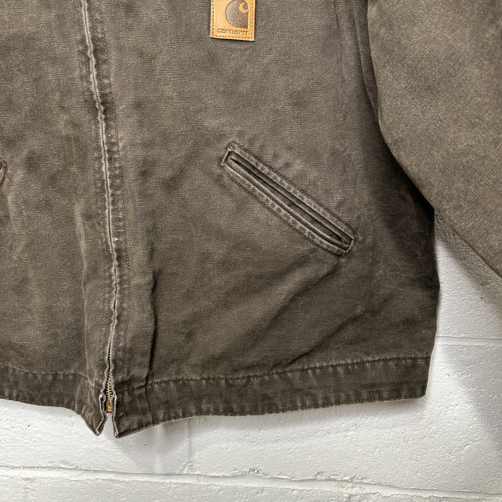 Vintage Carhartt Blanket-Lined Detroit Jacket “Timber” J97 TMB Men’s 2XL