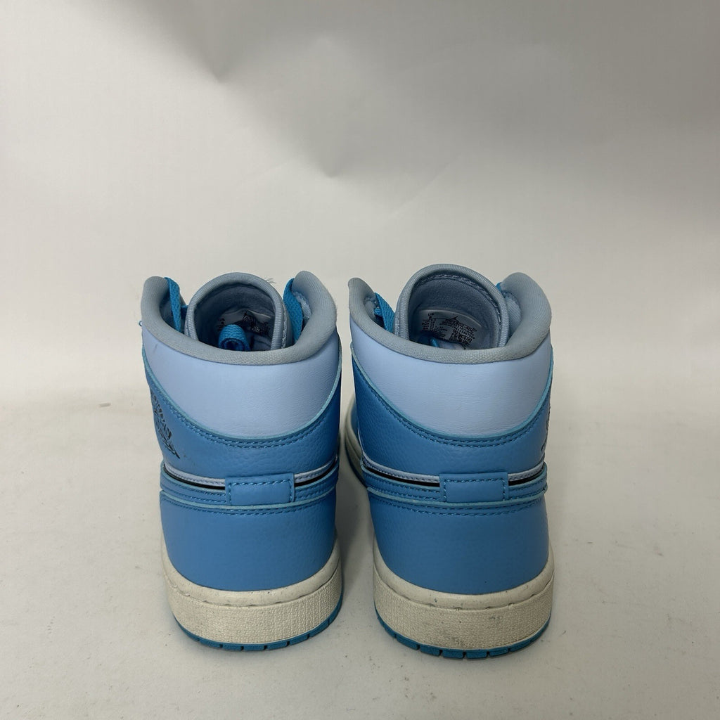 Nike Air Jordan 1 Mid SE WMNS “Ice Blue” DV1302-400 Shoes Women’s 8 Worn