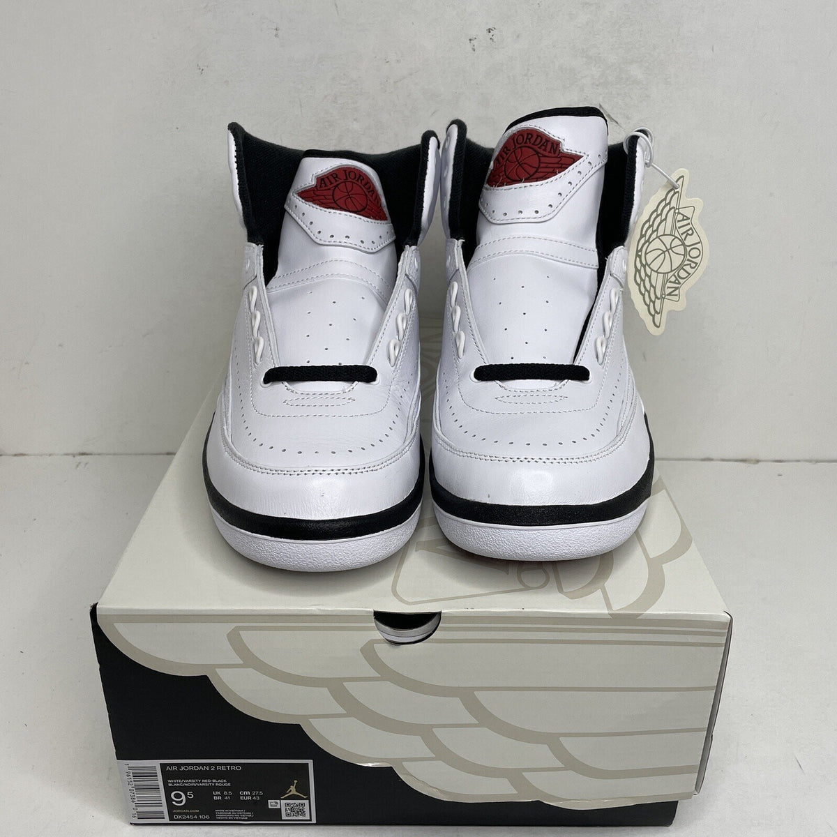 Nike Air Jordan 2 Retro OG “Chicago Bulls” 2023 DX2454-106 Men’s Size 9.5 New