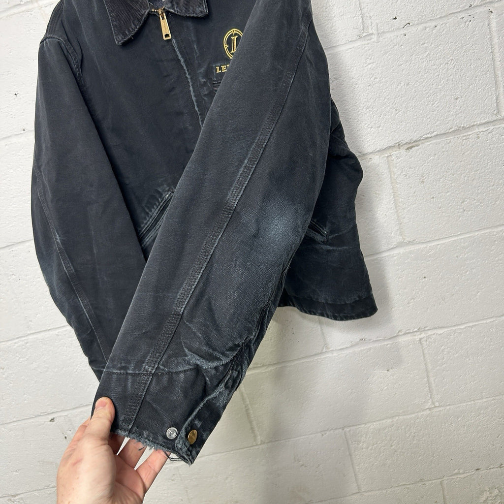 Vintage Carhartt Blanket-Lined Detroit Jacket “Black” Leupold J001 BLK Men’s L
