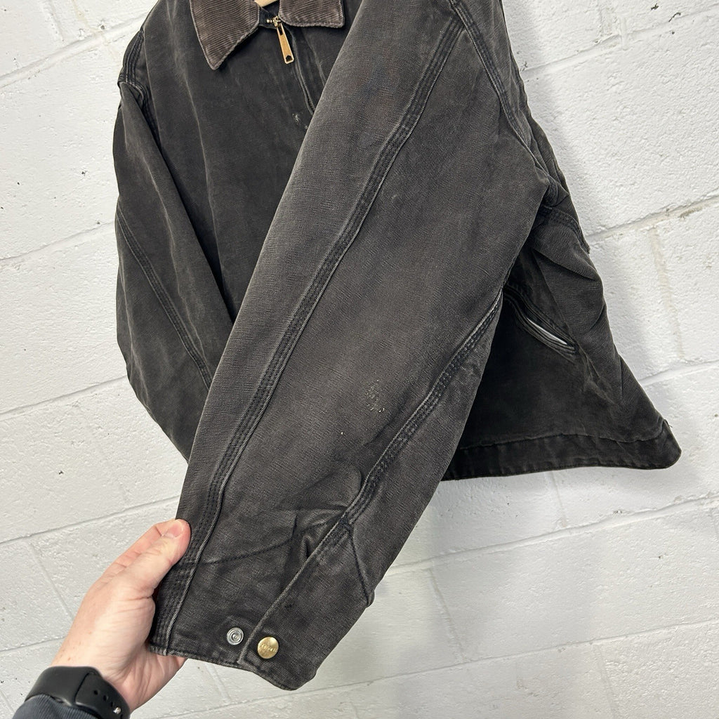 Vintage Carhartt Quilted Detroit Jacket “Black” J80 BLK Men’s X-Large