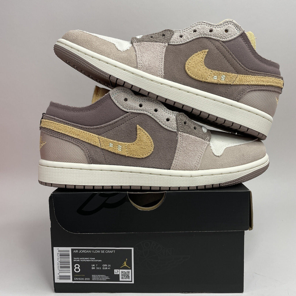 Nike Air Jordan 1 Low SE Craft “Taupe Haze” DN1635-200 Men’s 8/9.5W- Brand New