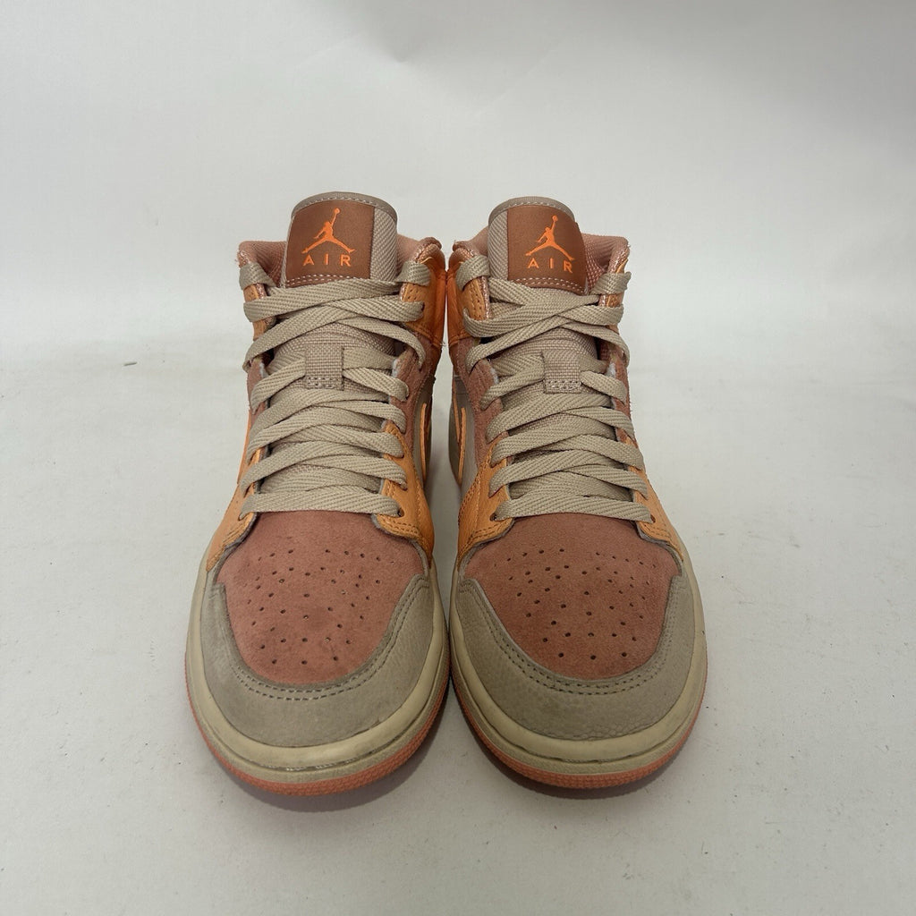 Nike Air Jordan 1 Retro Mid WMNS “Apricot Orange” DH4270-800 Women’s 7.5 Worn