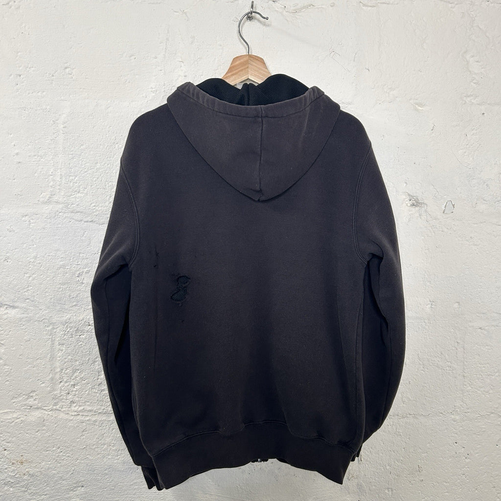 Vintage Carhartt Thermal-Lined Zip Hoodie “Black” Men’s Medium