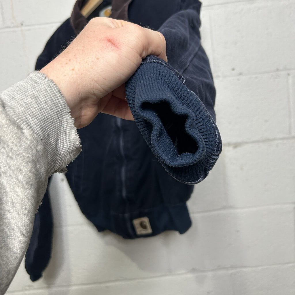Vintage Carhartt Quilted Santa Fe Jacket “Midnight Blue” J14 MDT Men’s Small