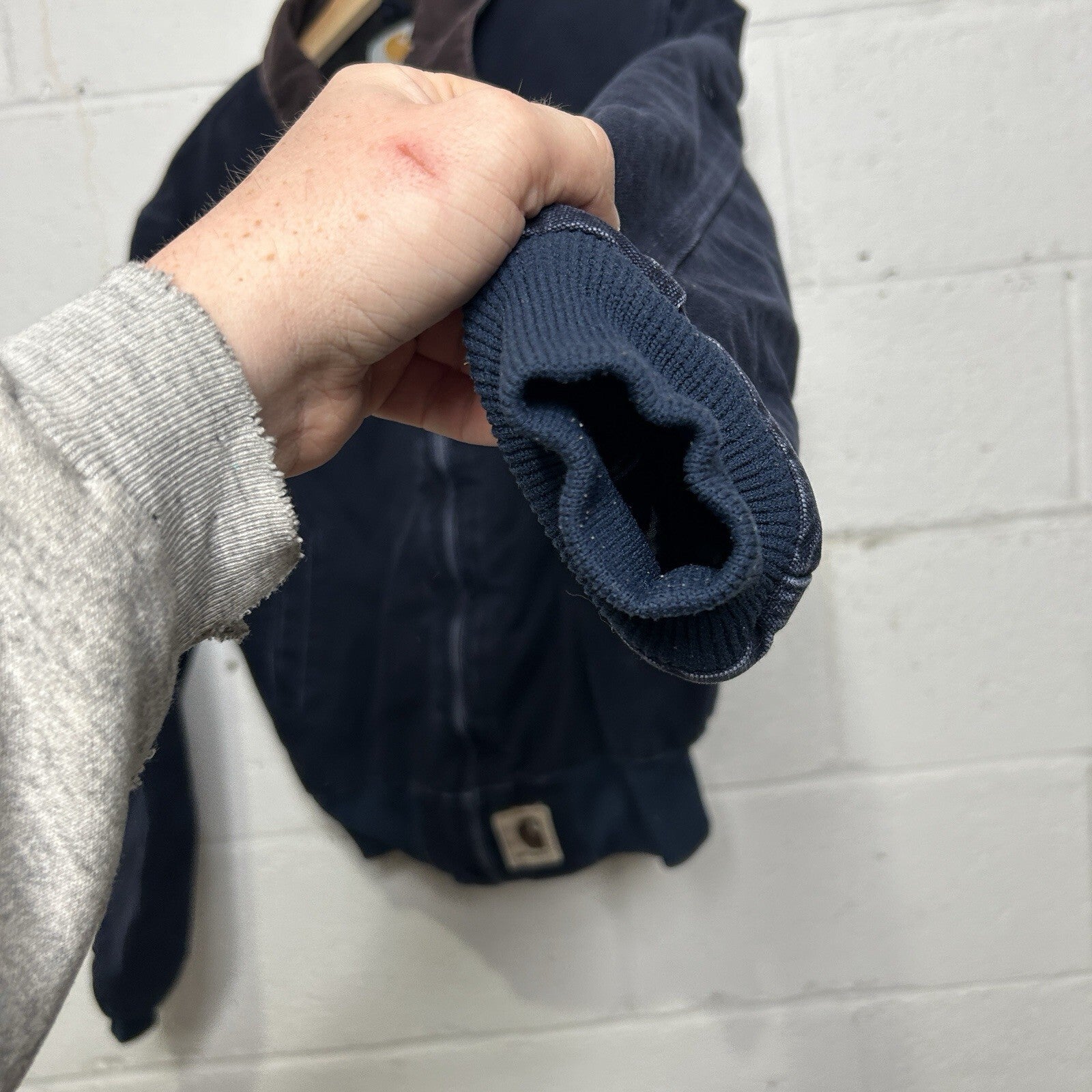 Vintage Carhartt Quilted Santa Fe Jacket “Midnight Blue” J14 MDT Men’s Small