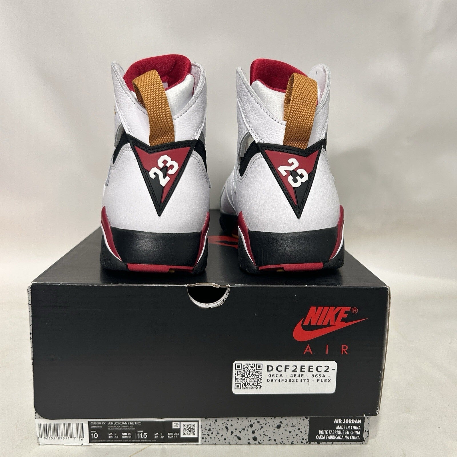 Nike Air Jordan 7 Retro OG “Cardinal Red” CU9307-106 Men’s 10 New