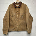 Vintage Carhartt Unlined Trucker Jacket “Tan” J109 BRN