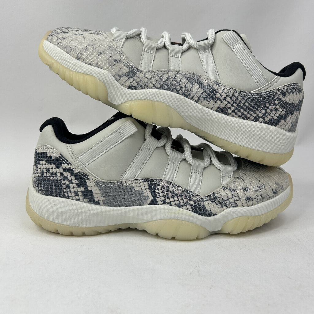 Nike Air Jordan 11 Low Retro “Light Bone Snakeskin” CD6846-002 Men’s 8 Worn