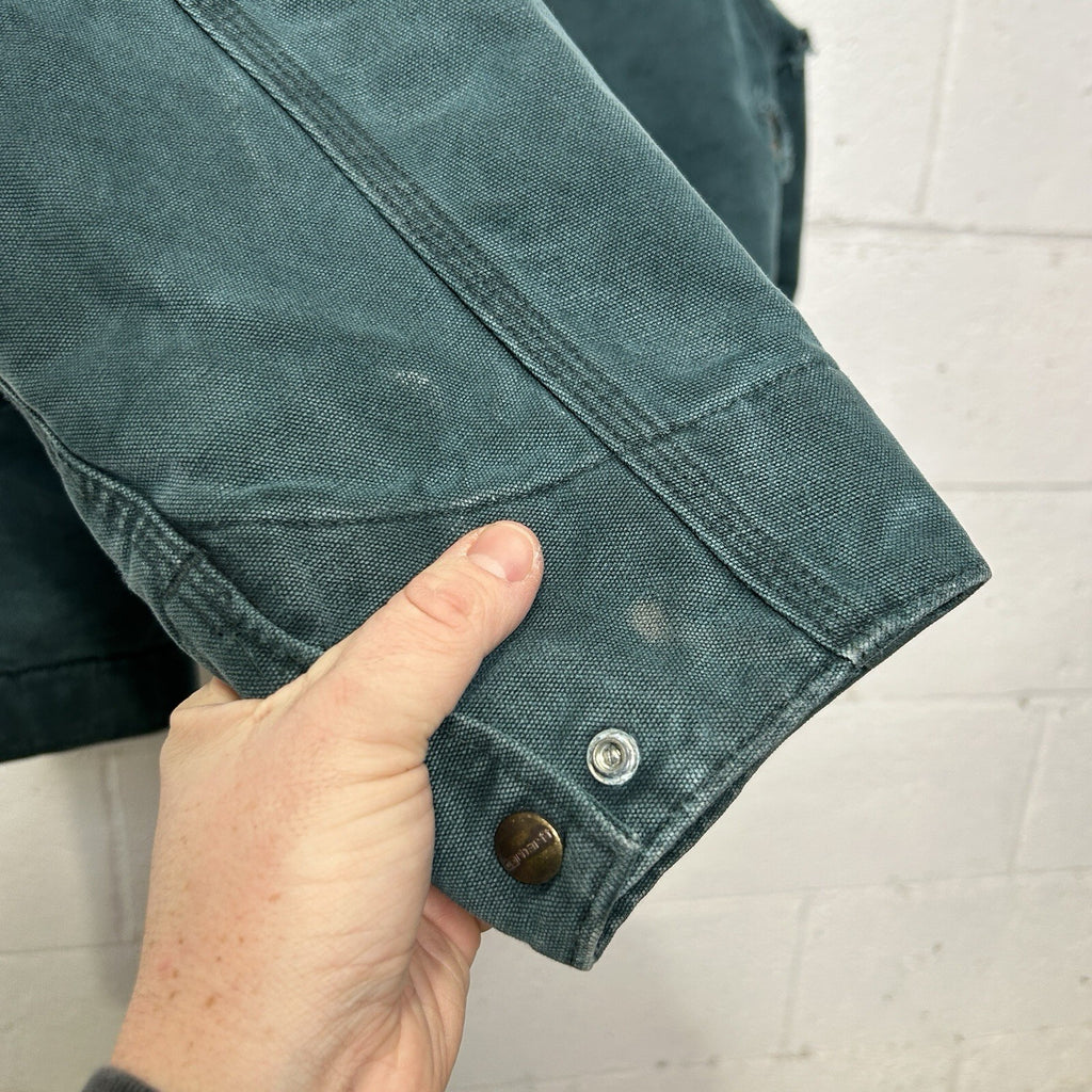 Vintage Carhartt Wool-Lined Detroit Jacket “Hunter Green” J43HTG Men’s X-Large