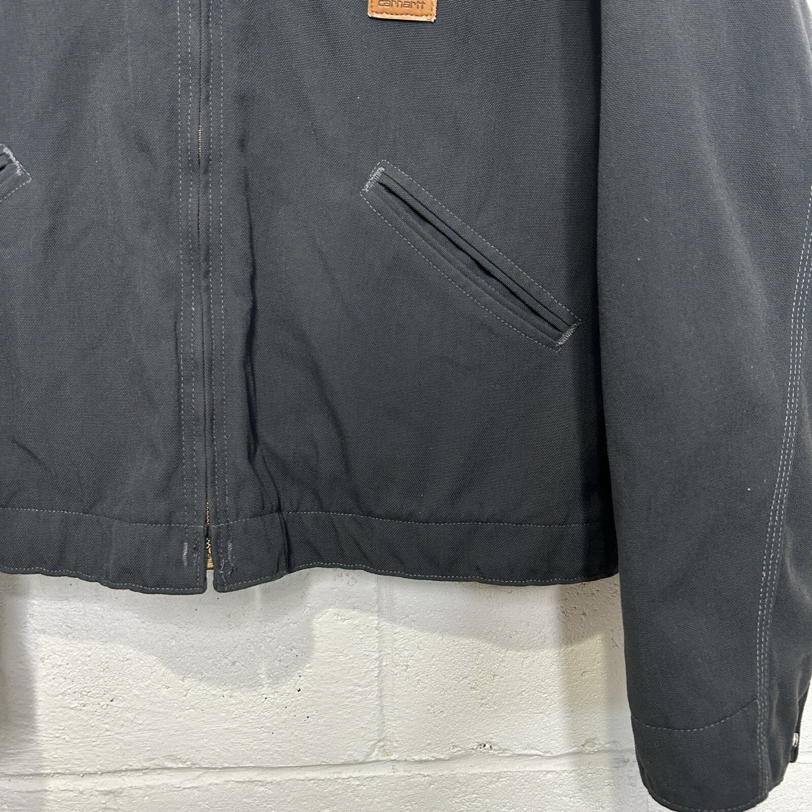 Vintage Carhartt Blanket-Lined Detroit Jacket “Charcoal” J128 CHR Men’s X-Large
