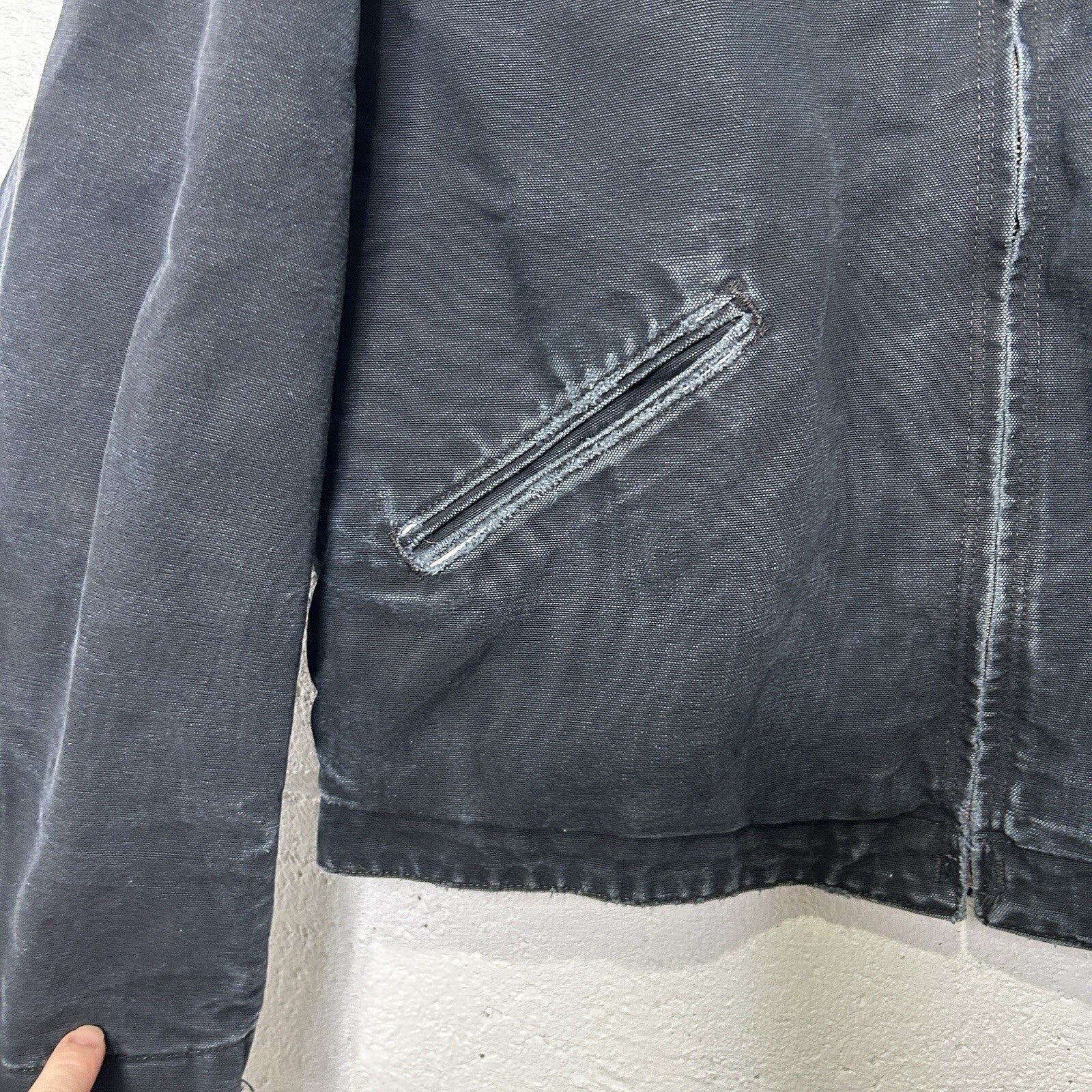 Vintage Carhartt Blanket-Lined Detroit Jacket “Black” Leupold J001 BLK Men’s L