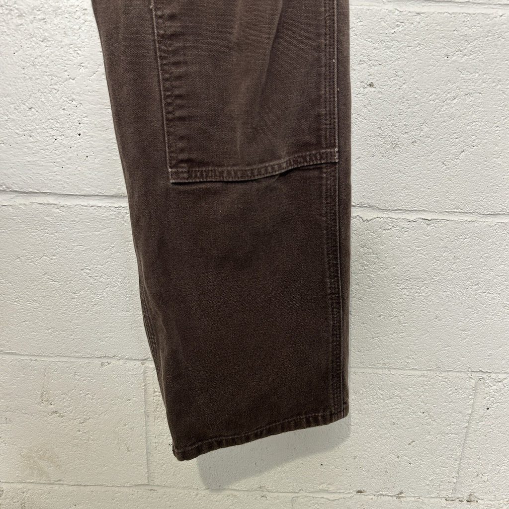 Vintage Carhartt DoubleKnee Dungaree Pants “Dark Brown”