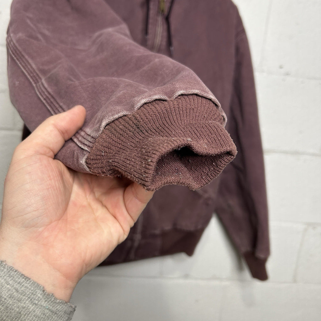 Vintage Carhartt Quilted Active Jacket “Deep Plum” WJ130 DPM Women’s Large