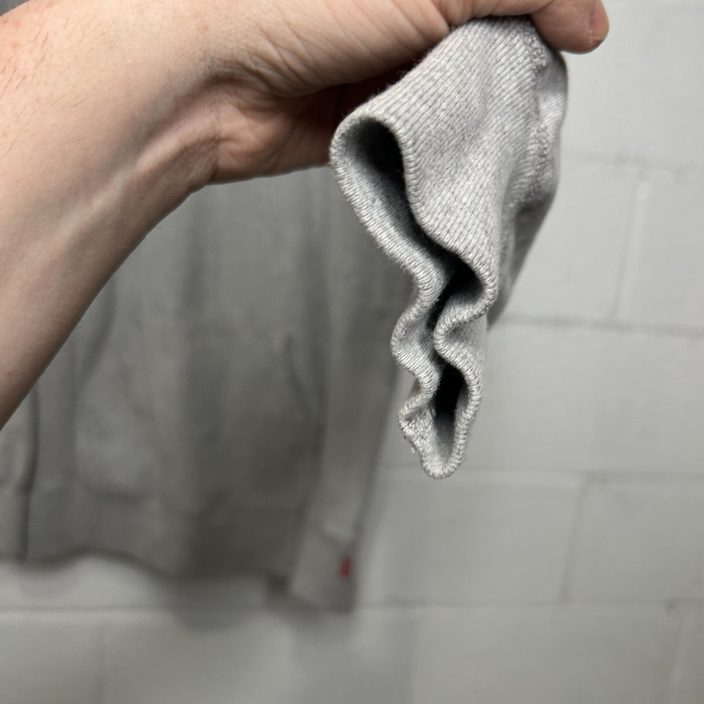 Supreme Disrupt Sweatshirt Hoodie “Grey Pink” SS15 Men’s Medium