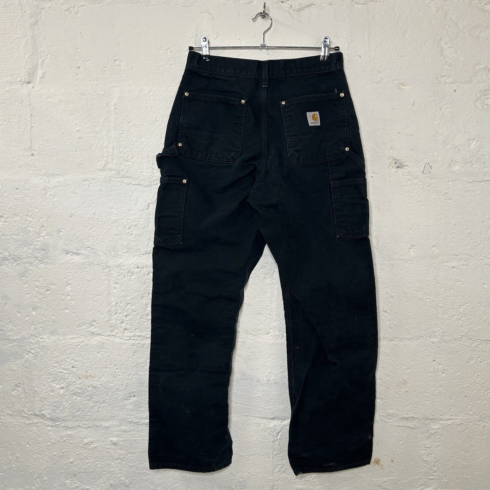 Vintage Faded Carhartt DoubleKnee Carpenter Pants “Black”