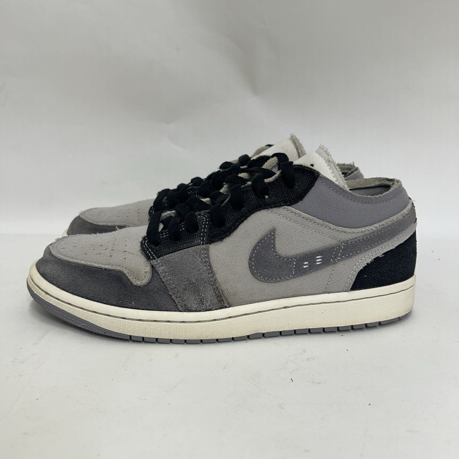 Nike Air Jordan 1 Low SE Craft “Black Tech Grey” DZ4135-002 Men's 9 Worn