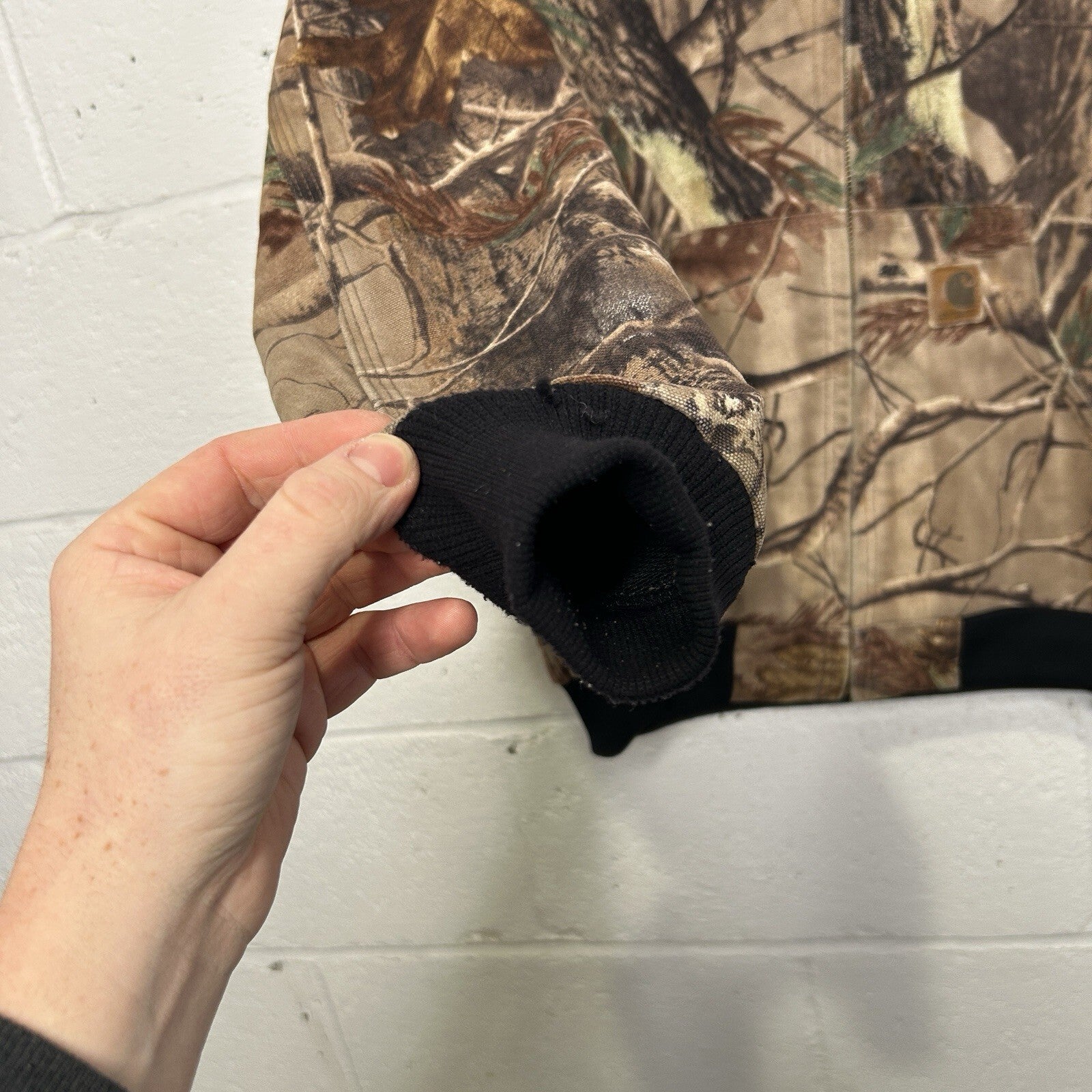 Vintage Carhartt Realtree Thermal-Lined Active Jacket “Camo” YYJ220 CAP Youth L