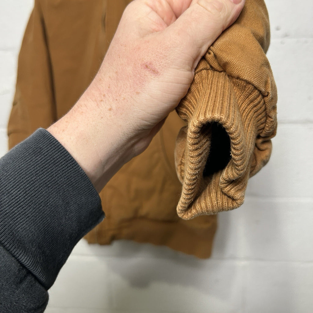 Y2K Carhartt Quilt-Lined Active Jacket “Light Brown” Youth Large/Women’s Small