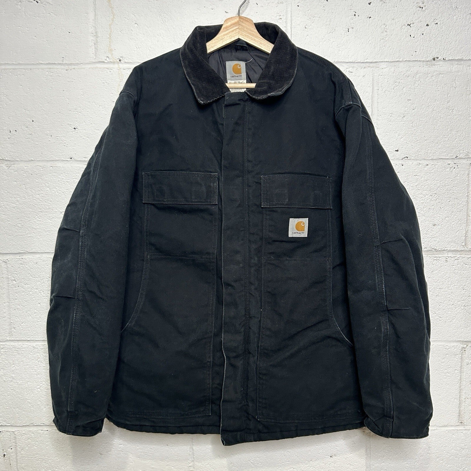 Vintage Carhartt Quilted Artic Jacket “Black” C03 BLK Men’s 44/XL