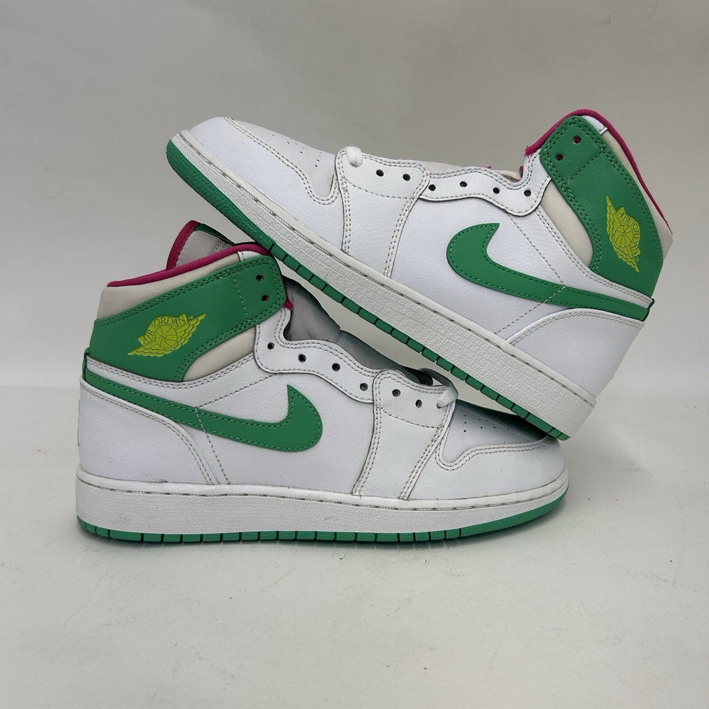 Air Jordan 1 Retro High GG “Easter/White Gamma Green Pink” 332148-134 6Y Worn
