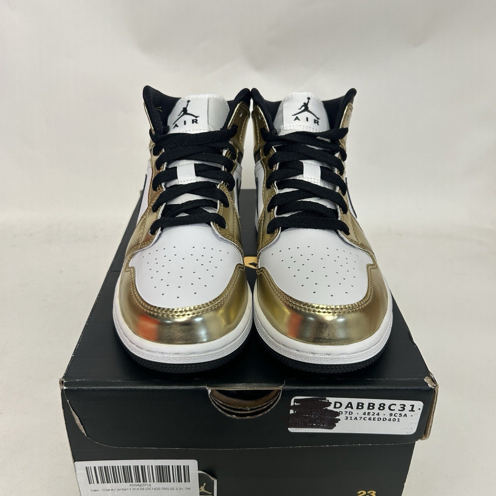 Nike Air Jordan 1 Mid SE GS “Metallic Gold” DC1420-700 5.5Y/Women’s 7 New