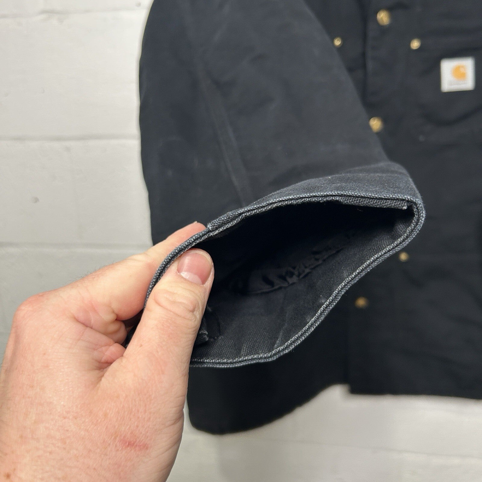 Vintage Carhartt Blanket-Lined Chore Coat “Black” C01 BLK Men’s X-Large