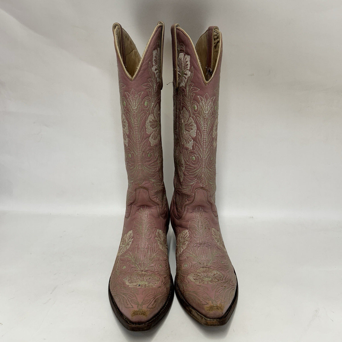 Old Gringo Embroidered Floral Western Boots “Pink” Women’s 7B Worn