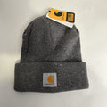 Carhartt Anglistic Speckled Fold Over Beanie “Heather Grey” One Size New