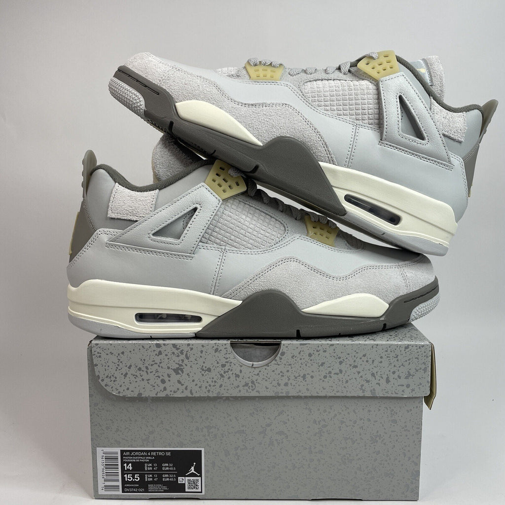 Nike Air Jordan Retro 4 “Craft Photon Dust” Men’s 14 New DV3742-021