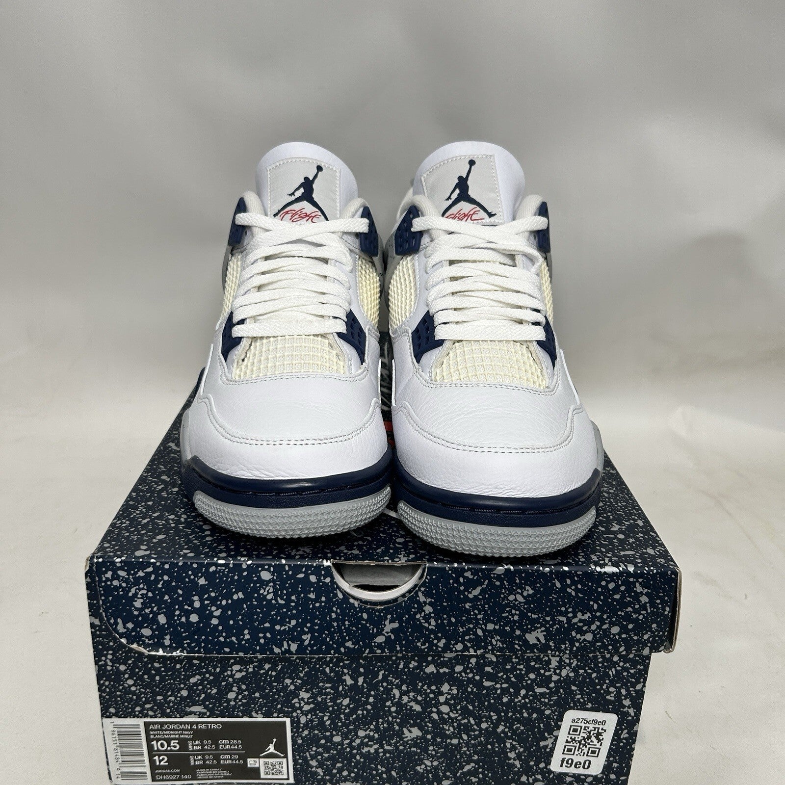 Nike Air Jordan 4 Retro “Midnight Navy” 2022 DH6927-140 Men’s 10.5 New