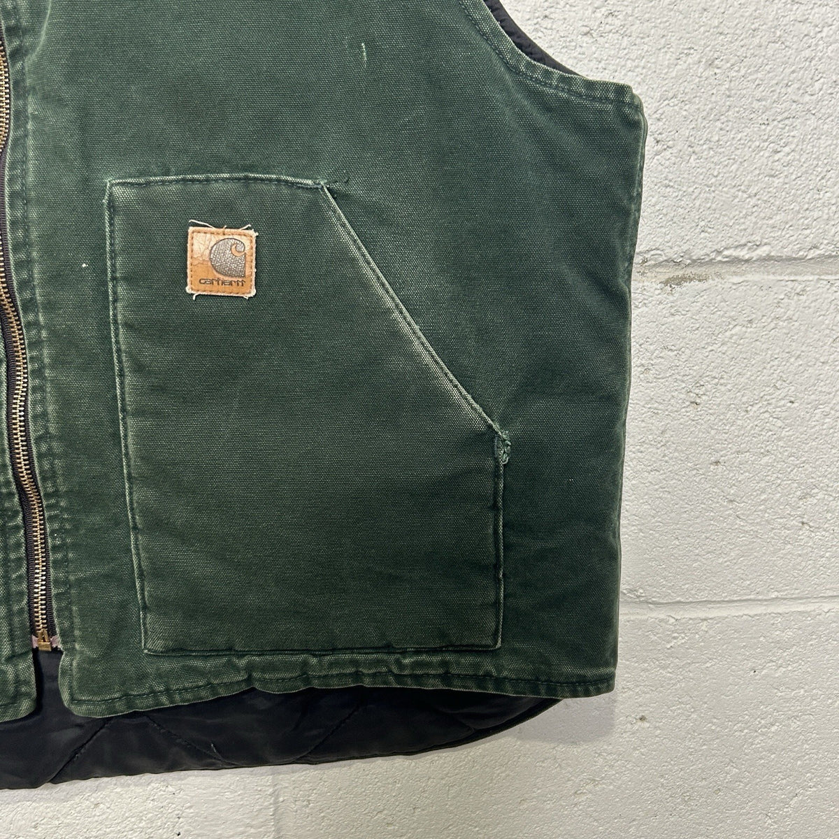 Vintage Carhartt Quilted Artic Vest “Spruce Green” V02 SPC Men’s X-Large
