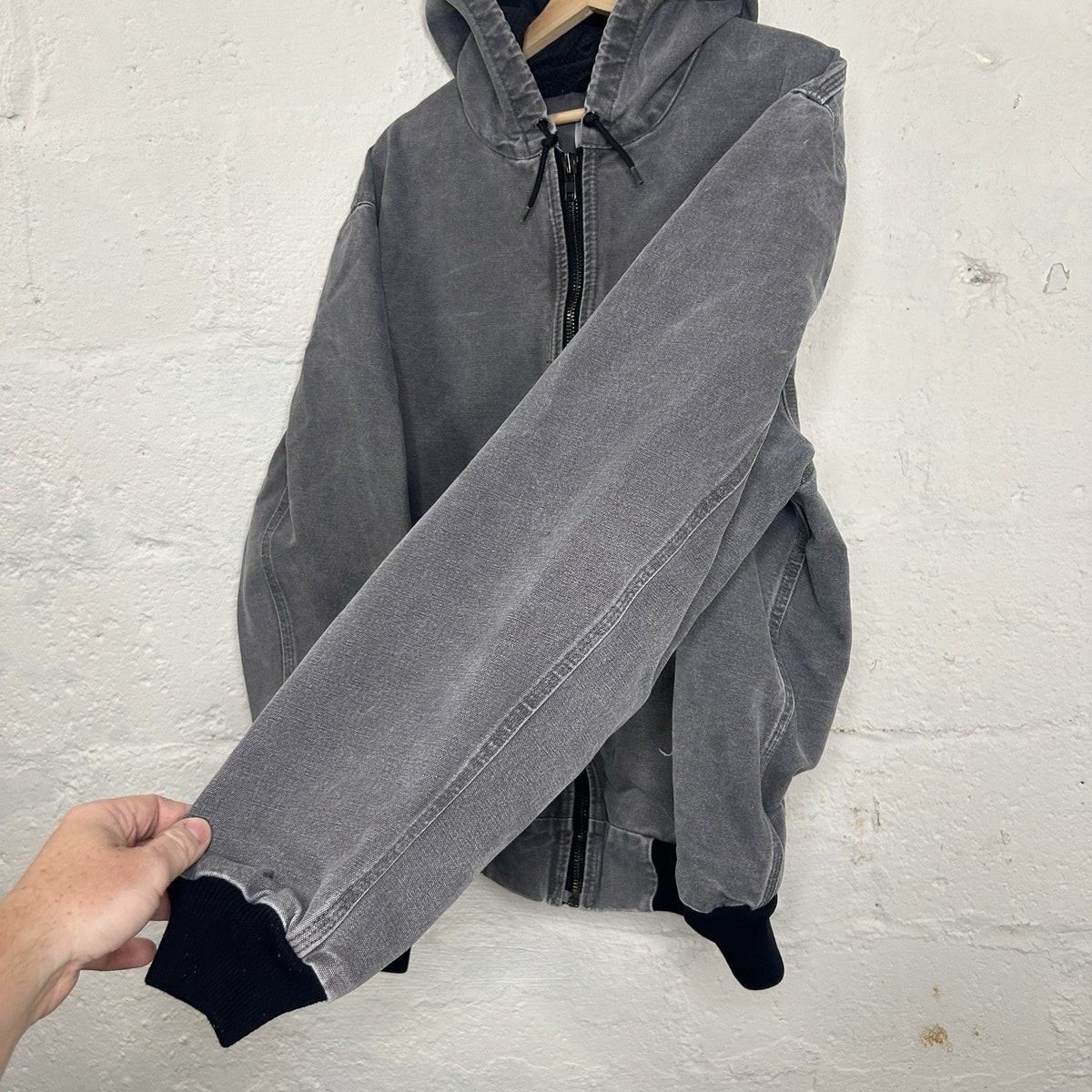 Y2K Carhartt Mesh-Lined Active Jacket “Gravel Grey” J360 GVL
