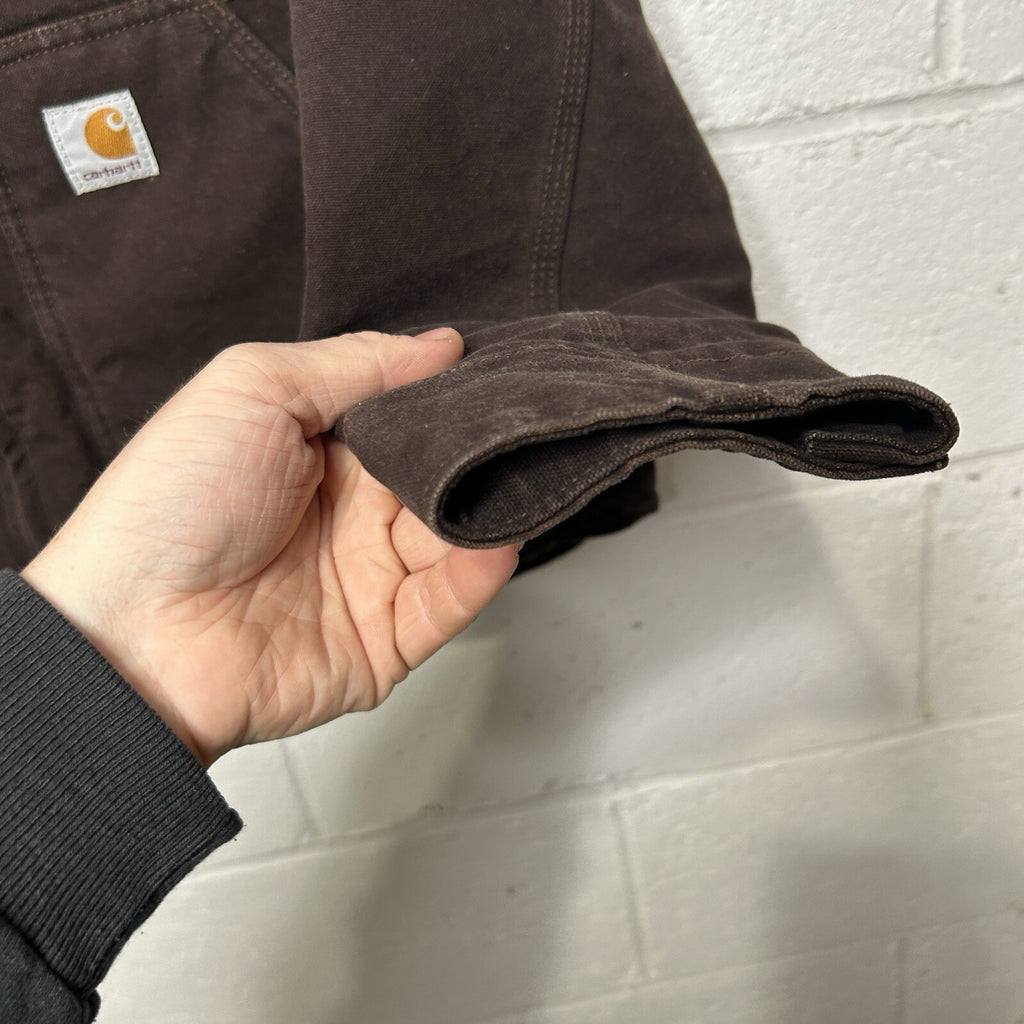 Vintage Carhartt Sherpa-Lined Canyon Jacket “Dark Brown” WJ022 DKB Women’s Large