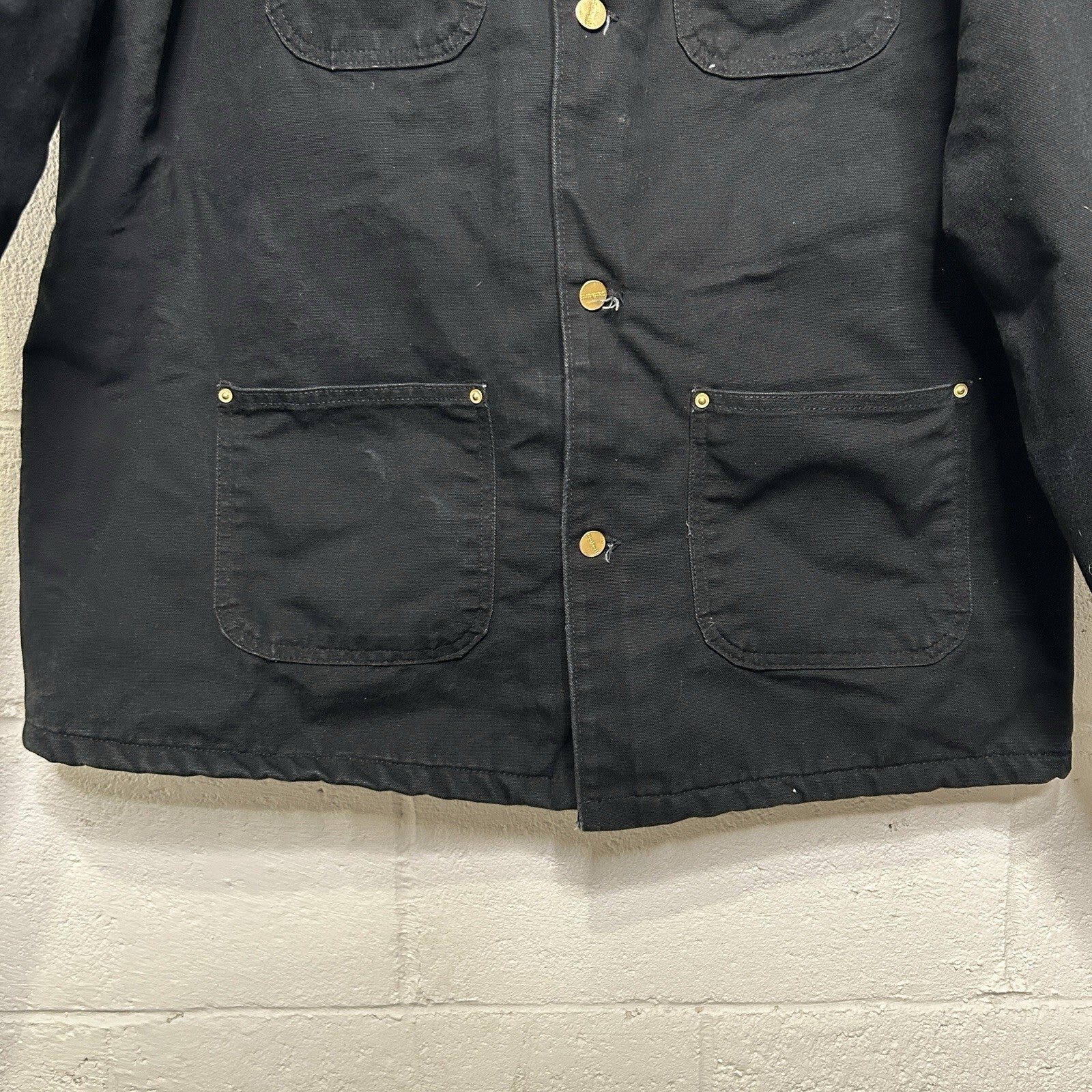 Vintage Carhartt Blanket-Lined Chore Coat “Black” C01 BLK Men’s X-Large