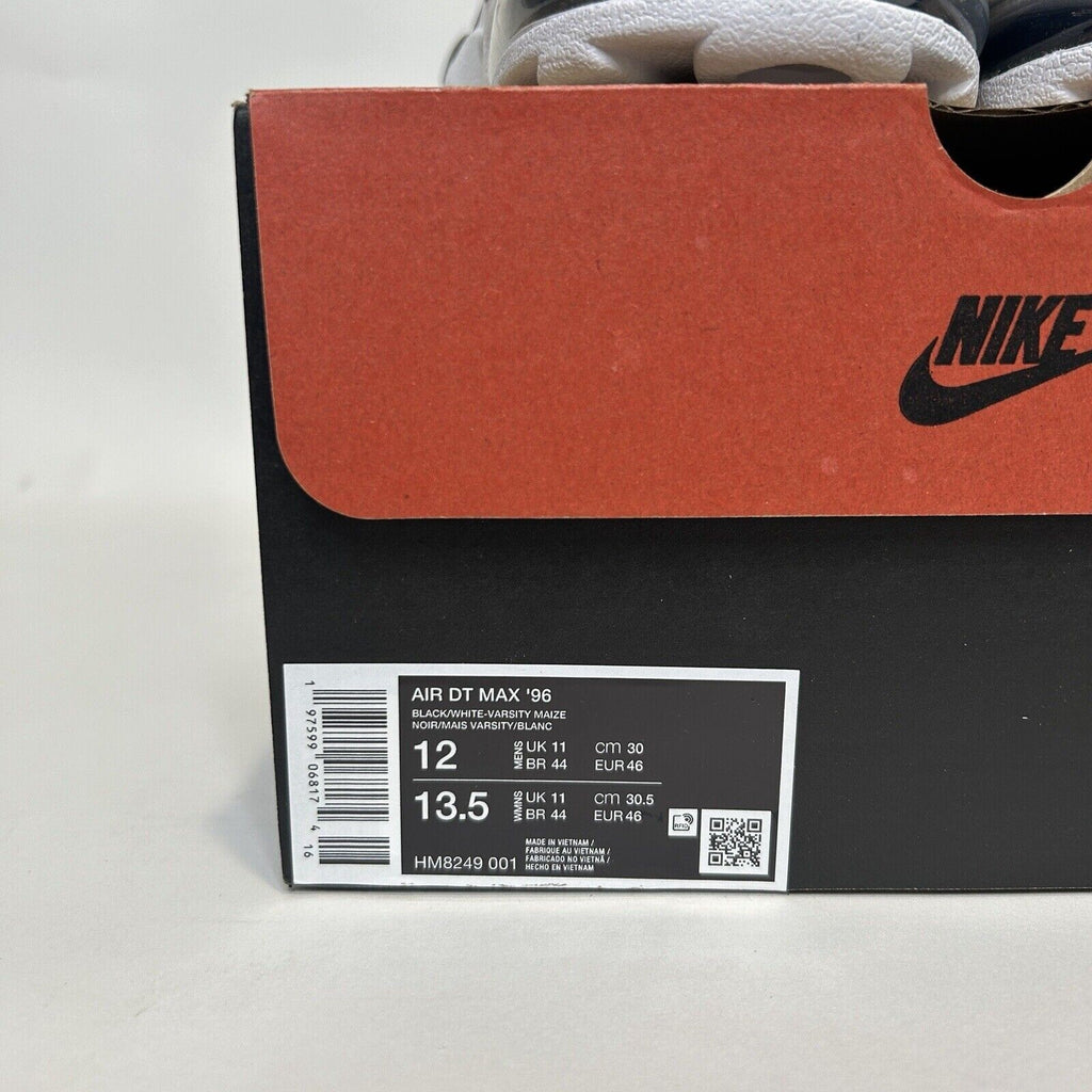 Nike Air DT Max '96 “Black Varsity Maize White/Deion Sanders” 2024