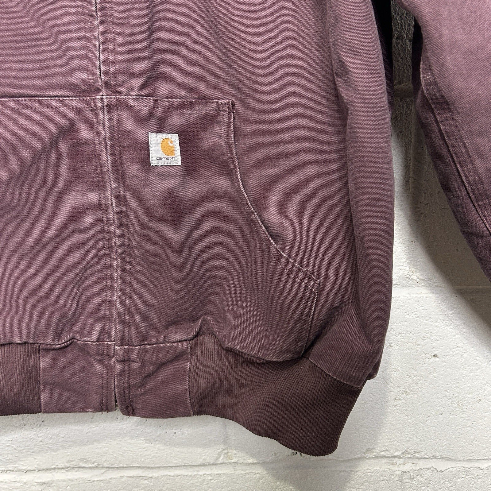 Vintage Carhartt Quilted Active Jacket “Deep Plum” WJ130 DPM Women’s Large